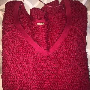 Free People loose knit sweater